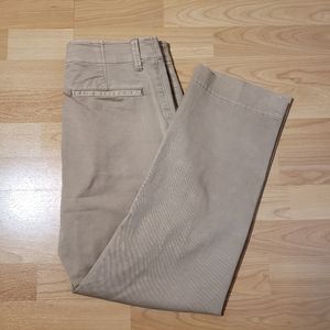 EVERLANE cropped button fly chinos